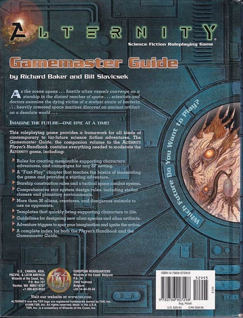 Alternity - Gamemaster Guide (Genbrug)